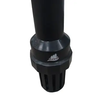 ฟุตวาล์ว/หัวดูดน้ำ สวมอุปกรณ์ PVC 1-1/2 นิ้ว 233-40-CP สีดำ KANOK
