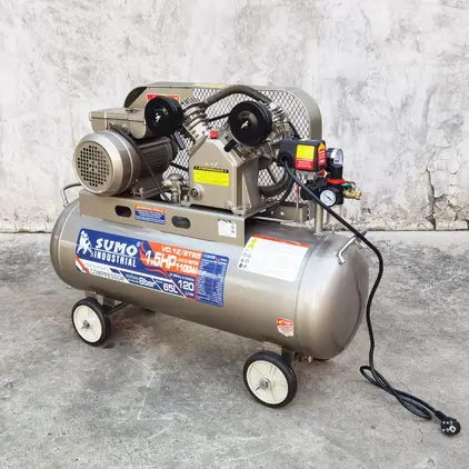 ปั๊มลมสูบสายพาน V0.12/7T65 1.5HP 65ลิตร SUMO