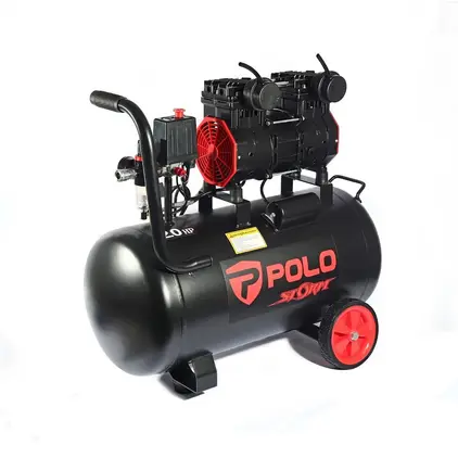 ปั๊มลมออยล์ฟรี 2HP(2P) 50 ลิตร POLO