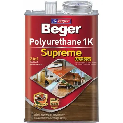 โพลียูรีเทน ภายนอก ซูพรีม เอาท์ดอร์ PG-9900 (3.5ลิตร) สีเงาใส BEGER