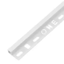 คิ้ว PVC เหลี่ยม 10 มม. รุ่น ONES102001 สีขาว PPS