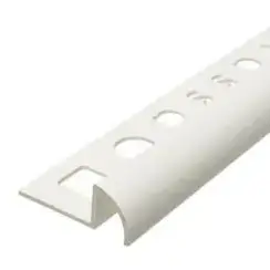 คิ้วกระเบื้อง PVC 13 มม. รุ่น LTF-132001 สีขาว PPS