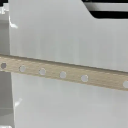 คิ้วกระเบื้อง PVC 8 มม. รุ่น LTF-802003 สีครีม PPS