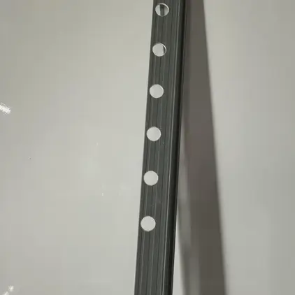 คิ้วกระเบื้อง PVC 8 มม. รุ่น LTF-802012 สีเทาแก่ PPS