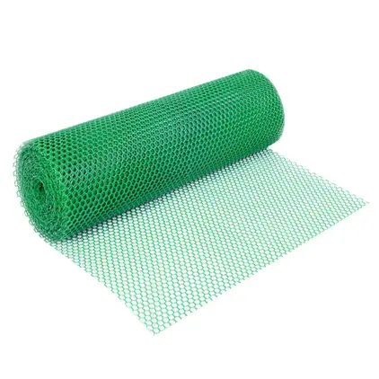 ตาข่ายพลาสติก PVC 5 มม. 90 ซม. x 30 ม. สีเขียว