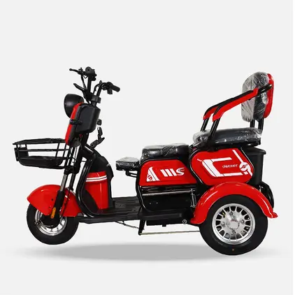 รถจักรยานไฟฟ้า 3 ล้อ SA-301X4 สีแดง SAGASONIC