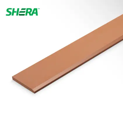 ไม้เชิงชายเฌอร่า เรียบลบขอบ (6 x 4 ม.) 15 x 400 x 1.6 ซม. EA006 สีสักน้ำผึ้ง