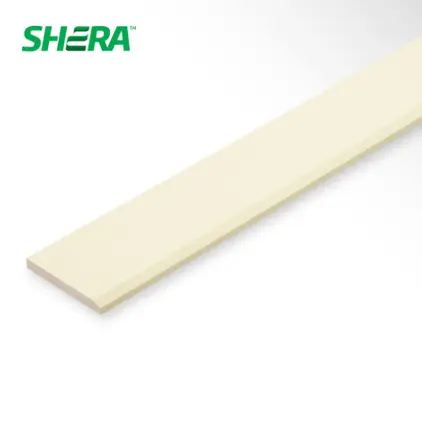 ไม้เชิงชายเฌอร่า เรียบลบขอบ (8 x 3 ม.) 20 x 300 x 1.6 ซม. EA006 สีขาวปะการัง