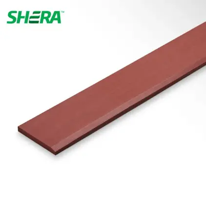 ไม้เชิงชายเฌอร่า เรียบลบขอบ (6 x 3 ม.) 15 x 300 x 1.6 ซม. EA006 สีแดงมะฮอกกานี