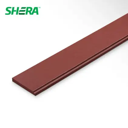 ไม้เชิงชายเฌอร่า ขอบบัว (8 x 4 ม.) 20 x 400 x 1.6 ซม. EA001 สีแดงมะฮอกกานี