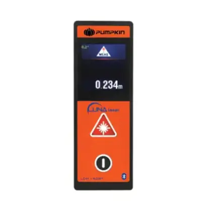 เครื่องวัดระยะเลเซอร์ BLUETOOTH 40 ม. (แถมถ่าน) LDM-40BT PUMPKIN