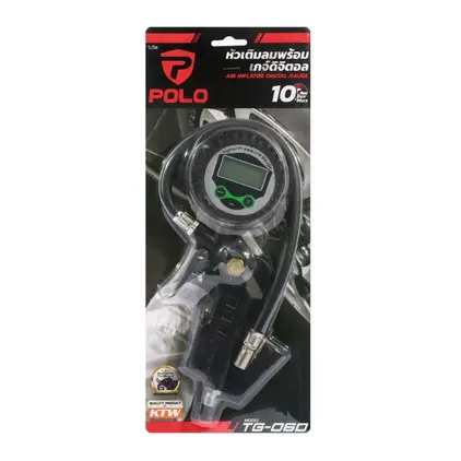 หัวเติมลมพร้อมเกจ์ ดิจิตอล TG-06D POLO