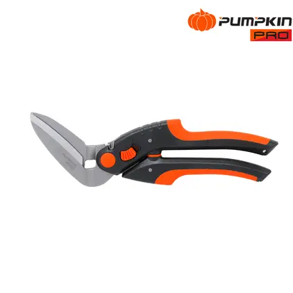 กรรไกรตัดอเนกประสงค์ สำหรับงานหนัก ปากเฉียง 10 นิ้ว PRO-21MS PUMPKIN