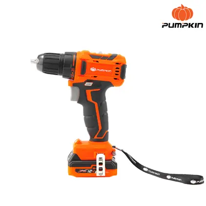 สว่านไร้สาย ไร้แปรงถ่าน 10 มม. 12V XTREME 50270 Li-ion XT-10DBL PUMPKIN
