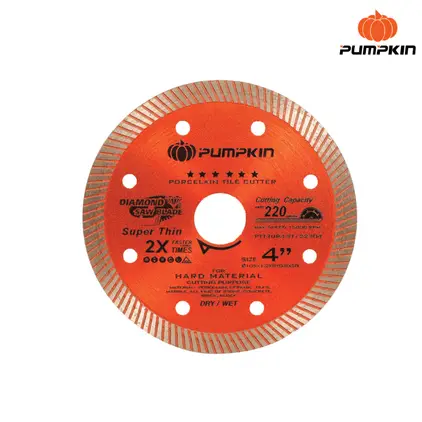 ใบตัดเพชร SUPER THIN 4 นิ้ว บางพิเศษ PTT-TUR4-ST PUMPKIN