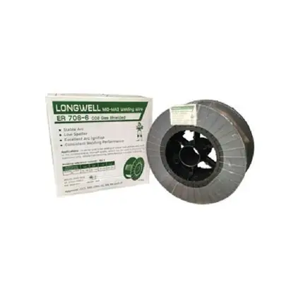 ลวดเชื่อม Co2 เหล็ก ER70S-6 1.0มม. (15Kgs./Roll) LONGWELL