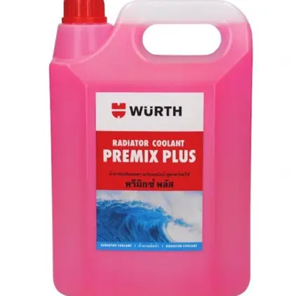 น้ำยาหล่อเย็น สูตรเข้มข้น 5 ลิตร สีชมพู WURTH