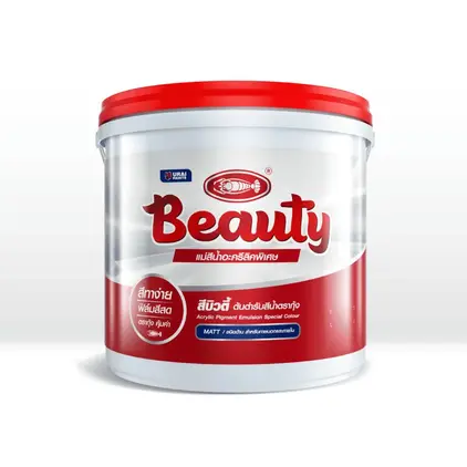 แม่สีน้ำภายนอก #714 (10ลิตร) สี Brick Red BEAUTY URAI