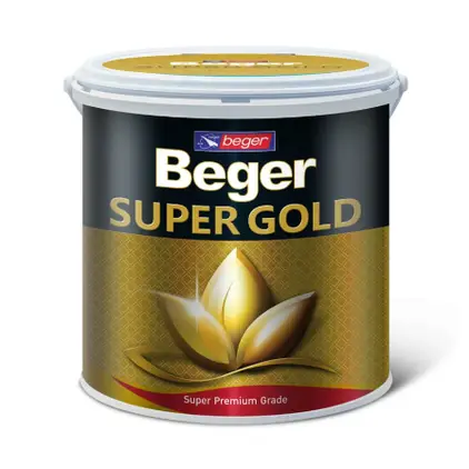 สีน้ำอะครีลิก A/C 919 NEW (1/4กล.) สีทองคำสวิส BEGER