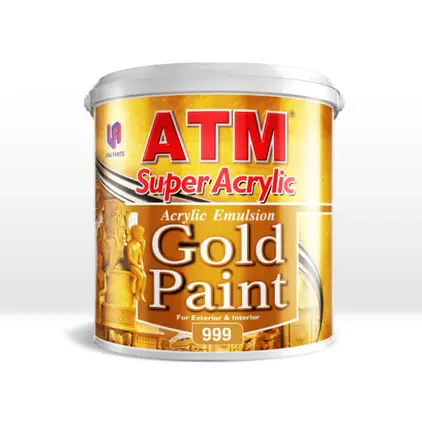 สีทองคำ อะครีลิค #999 (1กล.) ATM
