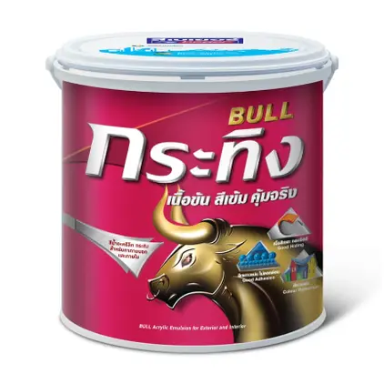 สีรองพื้นปูนใหม่ Bull Acrylic Resisting Primer KP300 (5กล.) BEGER