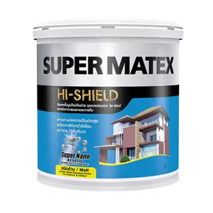 สีรองพื้นปูนใหม่กันด่าง SUPER MATEX #SM0000 (5กล.) TOA