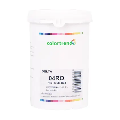 แม่สี #04RO (1ลิตร) สีแดงออกไซด์ DELTA