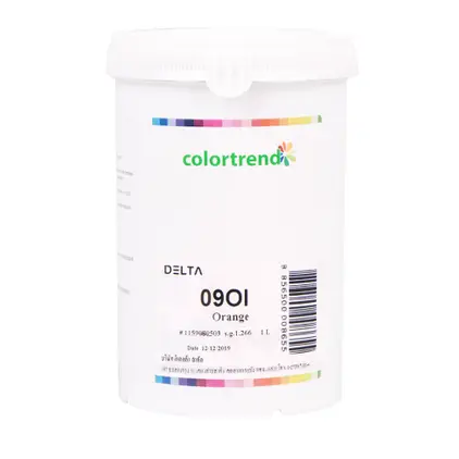 แม่สี #09OI (1ลิตร) สีส้ม DELTA