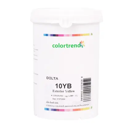 แม่สี #10YB (1ลิตร) สีเหลืองสด DELTA