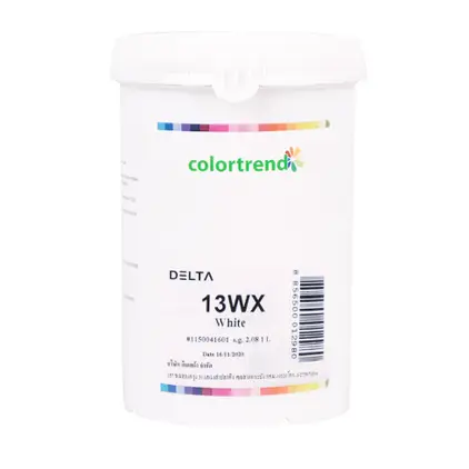 แม่สี #13WX (1ลิตร) สีขาว DELTA