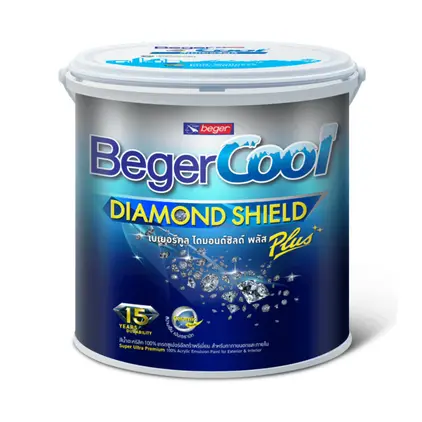 **สีน้ำภายนอก กึ่งเงา COOL ไดมอนด์ซิลด์ พลัส เบส C (1กล.) BEGER