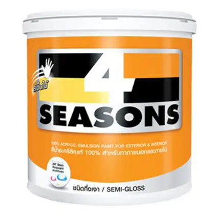 สีน้ำภายนอก กึ่งเงา 4 SEASONS เบส C (1กล.) TOA