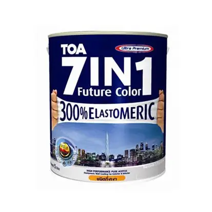 สีน้ำภายนอก กึ่งเงา 7IN1 เบส C (2.5กล.) TOA