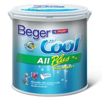 สีน้ำภายใน COOL ออลพลัส เบส D (1กล.) BEGER