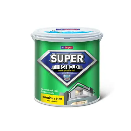 สีน้ำภายใน Super Hi-Shield เบส D (1กล.) BEGER