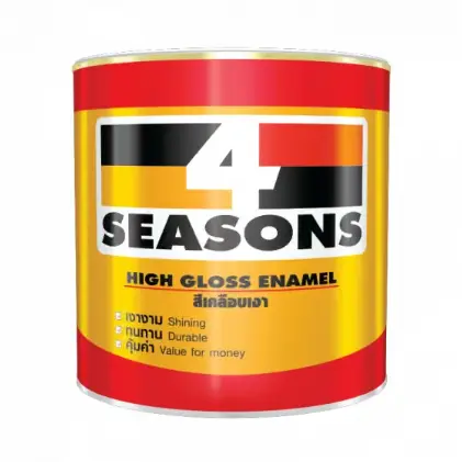 สีเคลือบเงา 4 SEASONS เบส A (1/4กล.)