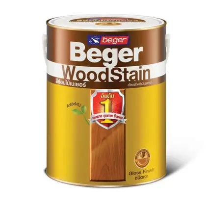 สีย้อมไม้ ชนิดเงา #G-1909 (1/4กล.) สีมะฮอกกานี BEGER