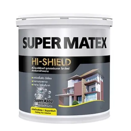 สีน้ำทาฝ้า SUPER MATEX #SM700 (1กล.) สีขาว TOA