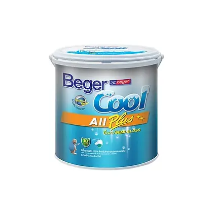 Clearance สีน้ำอะคริลิก ภายนอก COOL ออลพลัส เบส D (2.5กล.) BEGER