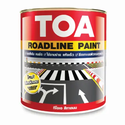 สีทาถนน สะท้อนแสง #717 (3ลิตร) TOA