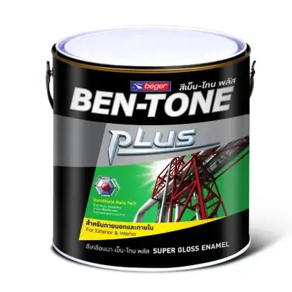 สีรองพื้นเหล็กกันสนิม BEN-TONE PLUS G-5000 (1กล.) สีแดง BEGER