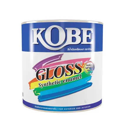 สีเคลือบเงา #K464 สีรไลท์ บราวน์ KOBE