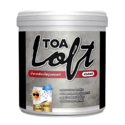 น้ำยาเคลือบ ลอฟท์ภายนอก รุ่น LOFT CLEAR EXT 3 กก. TOA