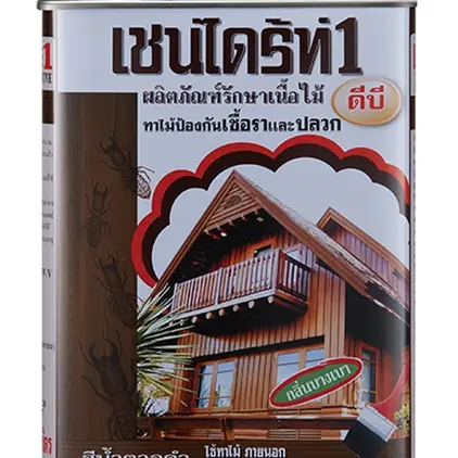 น้ำยารักษาเนื้อไม้ DB (1.8ลิตร) สีน้ำตาล-ดำ เชนไดร้ท์