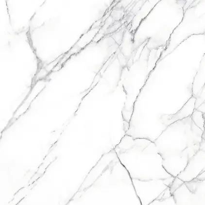 กระเบื้อง 60 x 60 ซม. ตัดขอบ สโตนมาร์เบิล-ขาว ขัดมัน (B) COTTO
