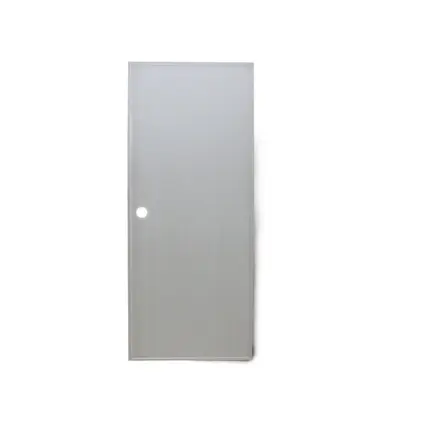 ประตู PVC ทึบ เจาะ 70 x 180 ซม. 1.5 ซม. สีเทา ตราช้าง