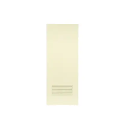 ประตู PVC เกล็ดล่าง ไม่เจาะ (+วงกบ) 70 x 200 ซม. สีครีม PANDA