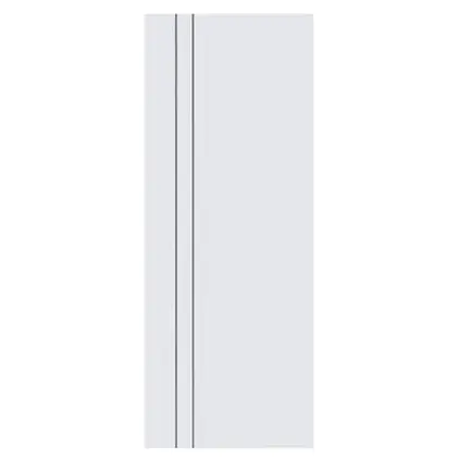ประตู UPVC EXTRUSION ไม่เจาะ 70 x 180 ซม. 3.5 ซม. P2 สีขาว ECO-DOOR