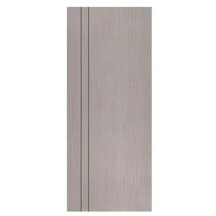ประตูภายใน UPVC Extrusion ปิดผิว PVC Film เจาะ 80 x 200 ซม. 3.5 ซม. PE2 ECO-DOOR Clearance