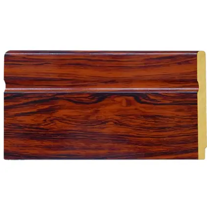ไม้บัวล่าง 3.5 x 3 ม.(30/กล่อง) BL001-07 สีไม้พะยุงเงา YES-MOULDING